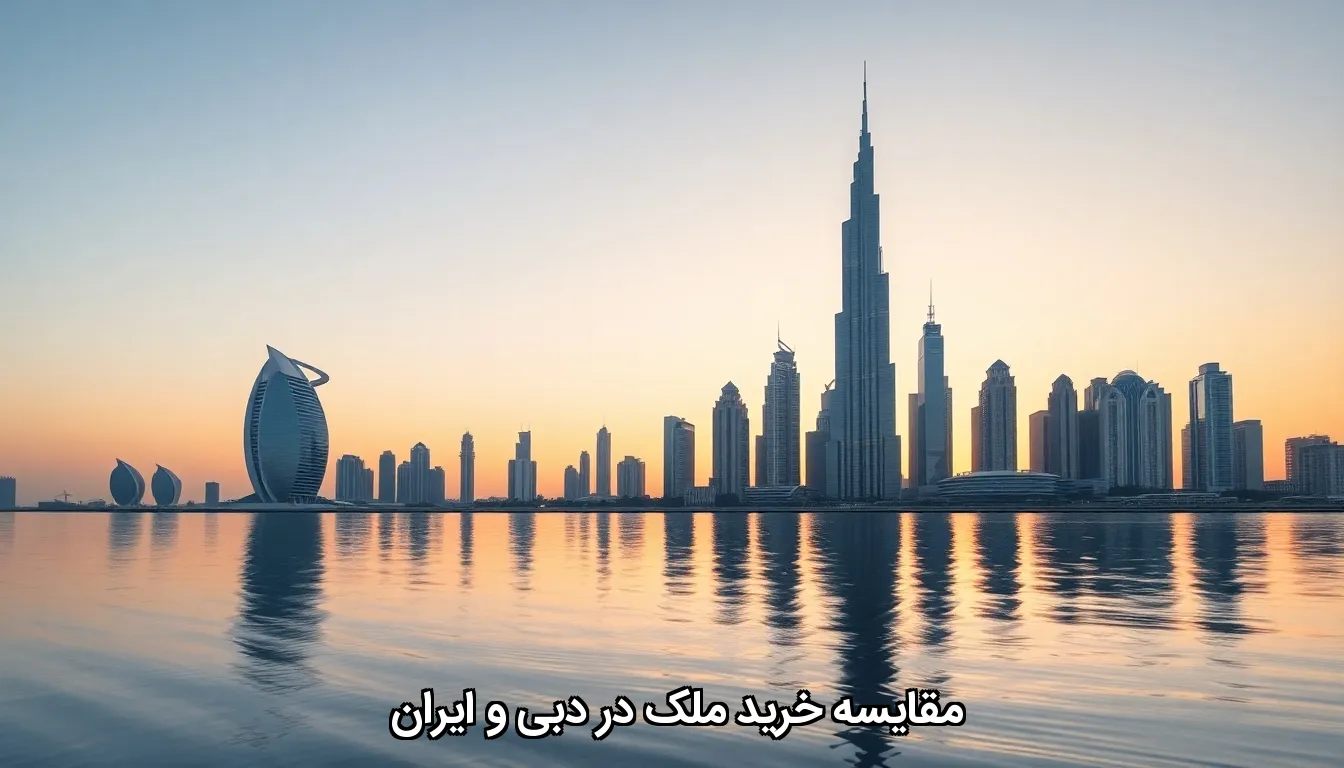 مقایسه خرید ملک در دبی و ایران